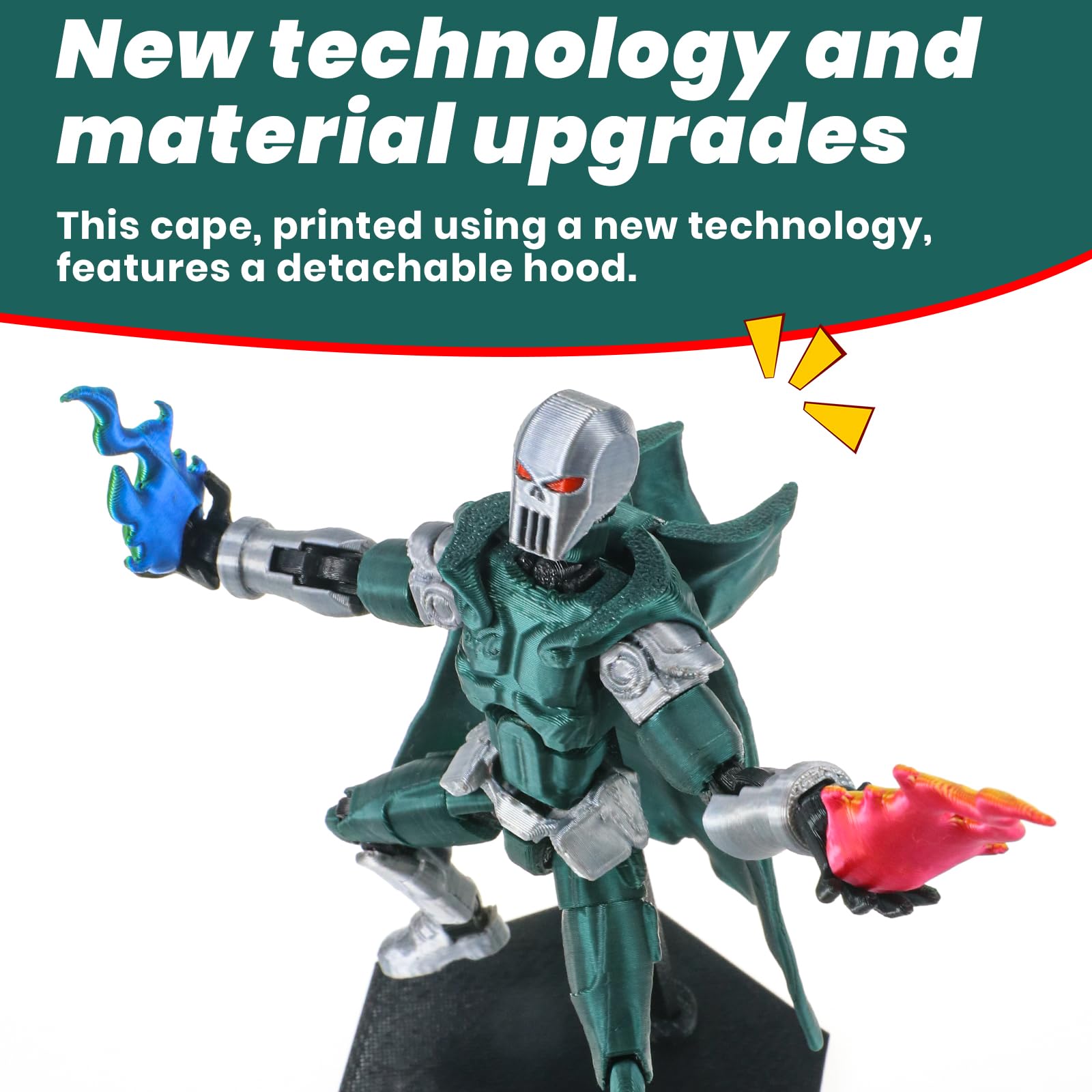 MIGESS T13 action figure showing movable joints for dynamic play