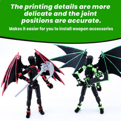 MIGESS T13 safe PETG material provides sturdy figure with vibrant colors