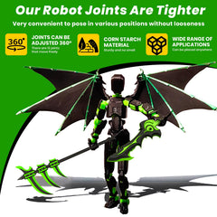 MIGESS T13 weapons pack with two-tone swords and silver axe enhances display and play scenarios