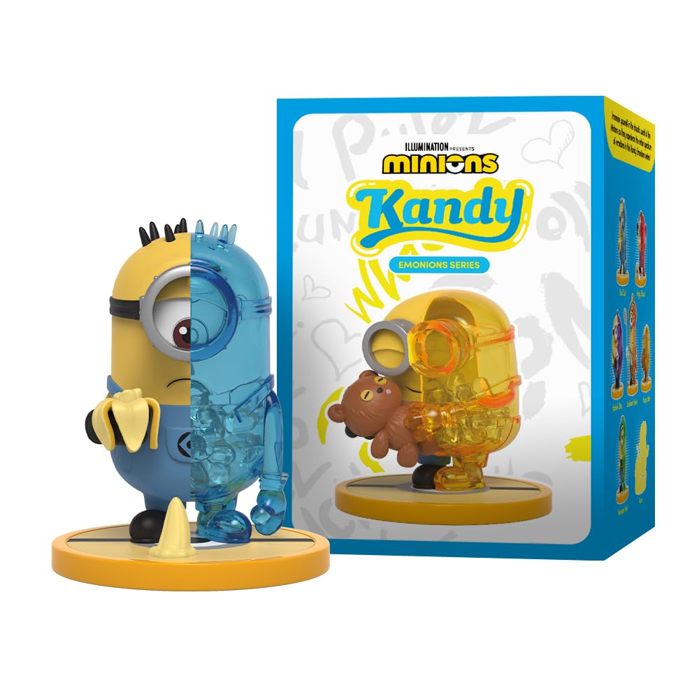 Mighty Jaxx Kandy Minions Emonions teaser showing potential figure options