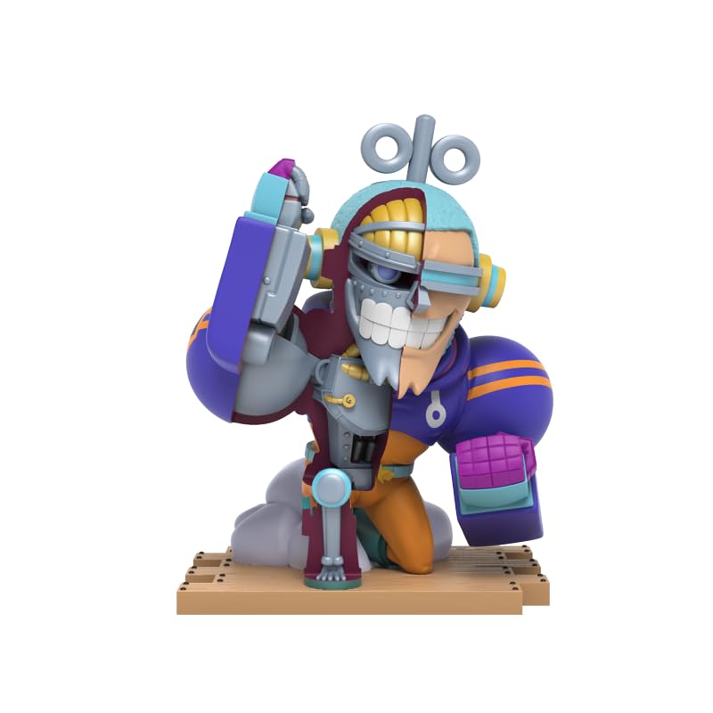 Mighty Jaxx XXRAY Egghead Arc Part 1 figurine in tray, ideal for collectors.