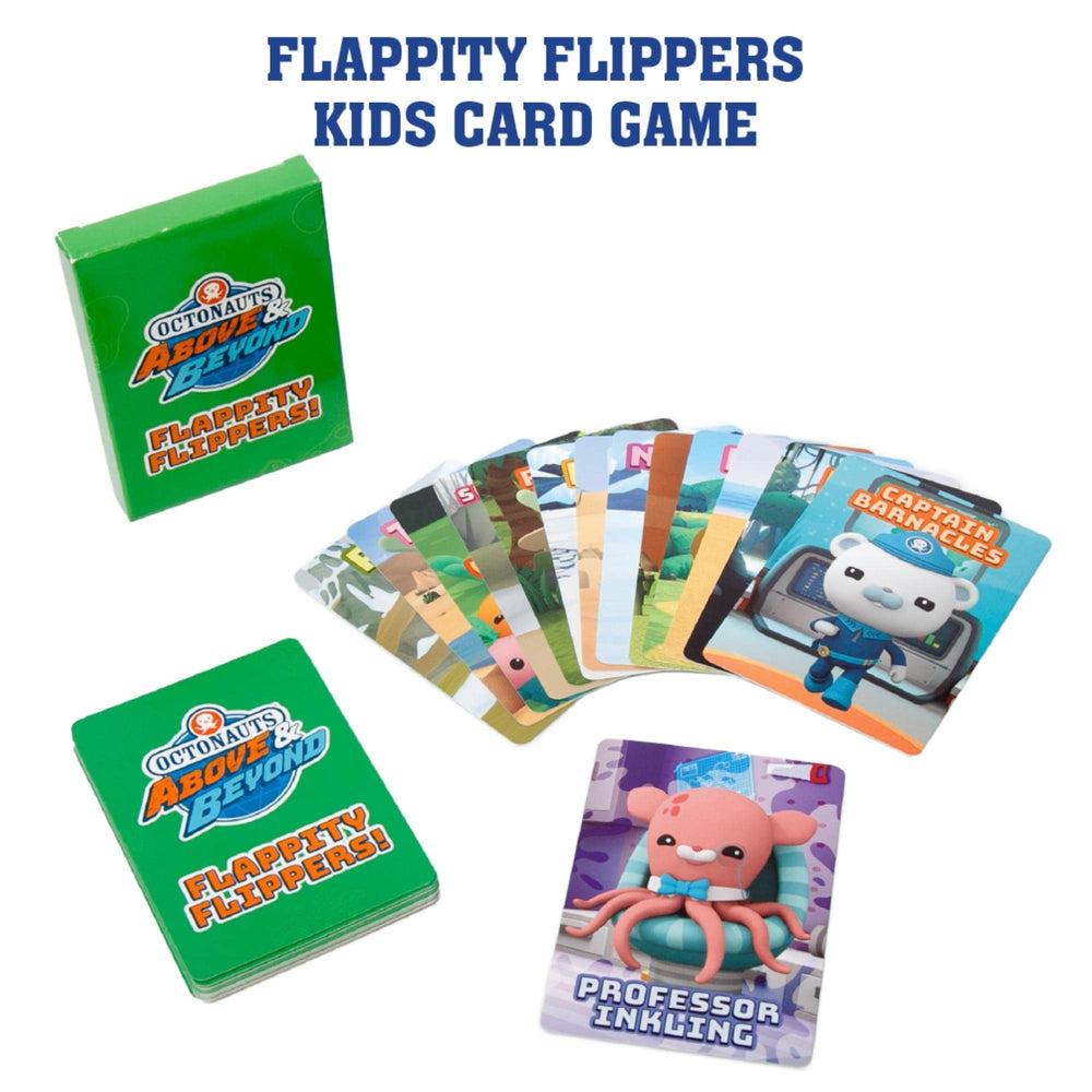 Close-up of Octonauts characters on glossy Mighty Mojo cards