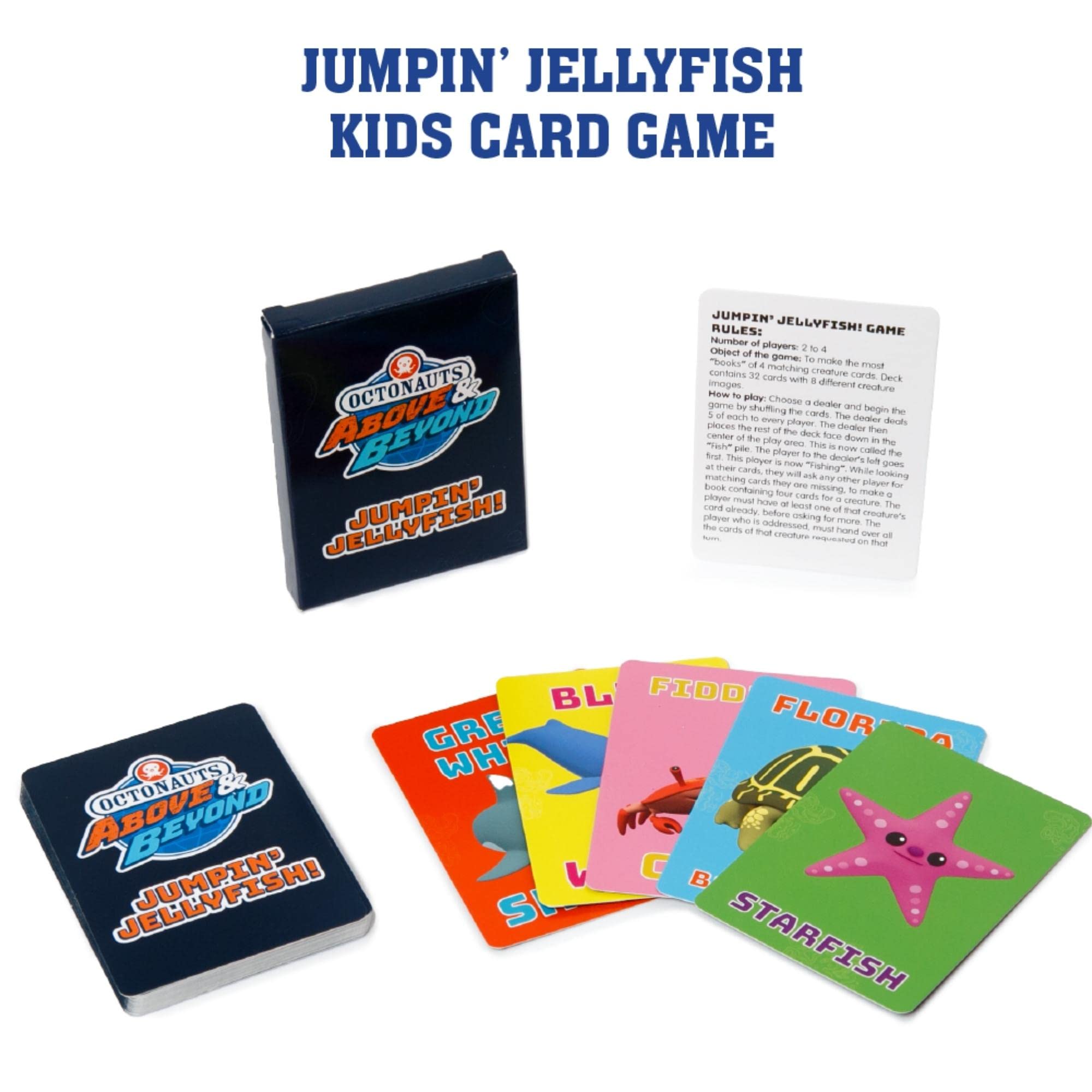 Compact travel case design for Mighty Mojo Octonauts card games on the go