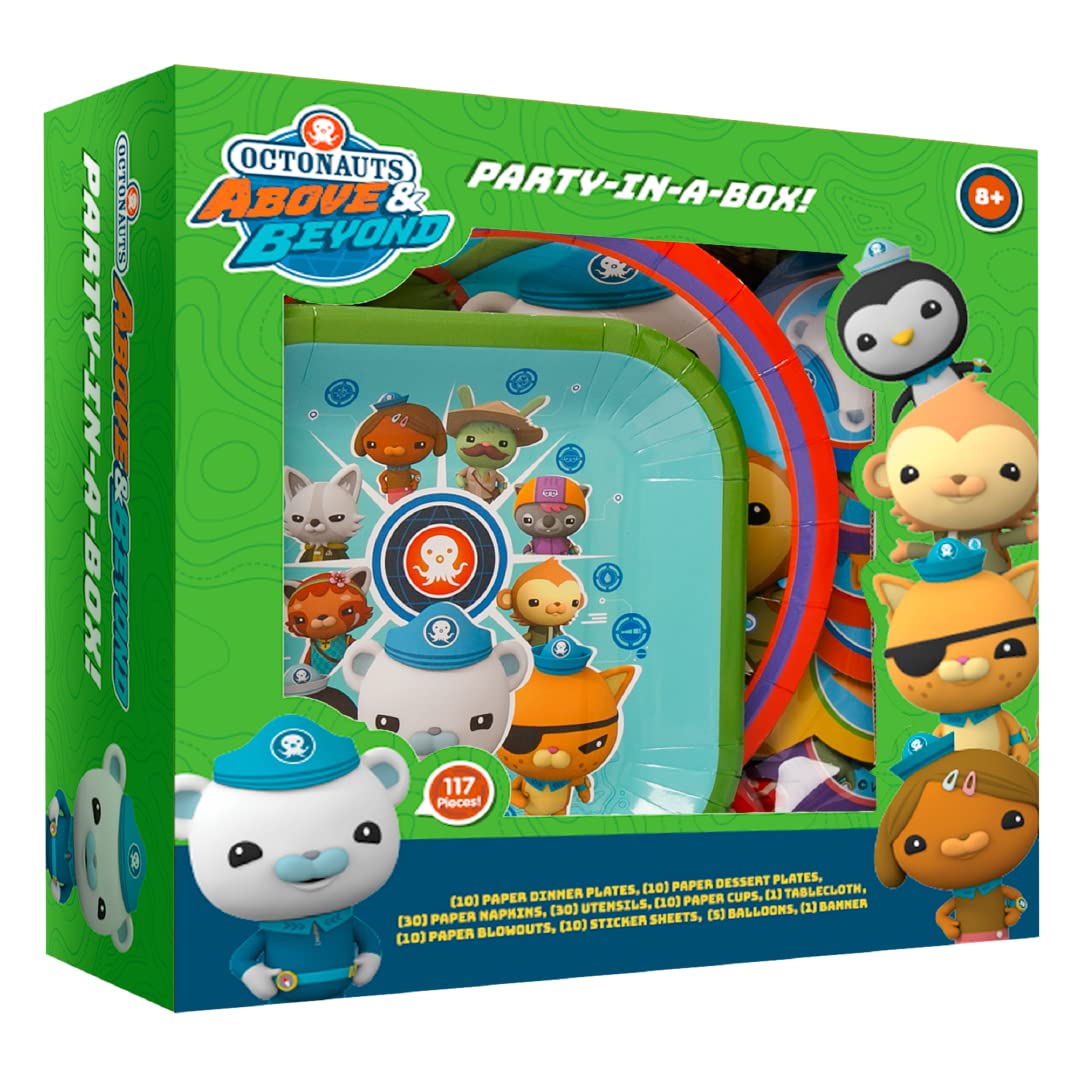 Mighty Mojo Octonauts dinner plates 9in sturdy and colorful for meals