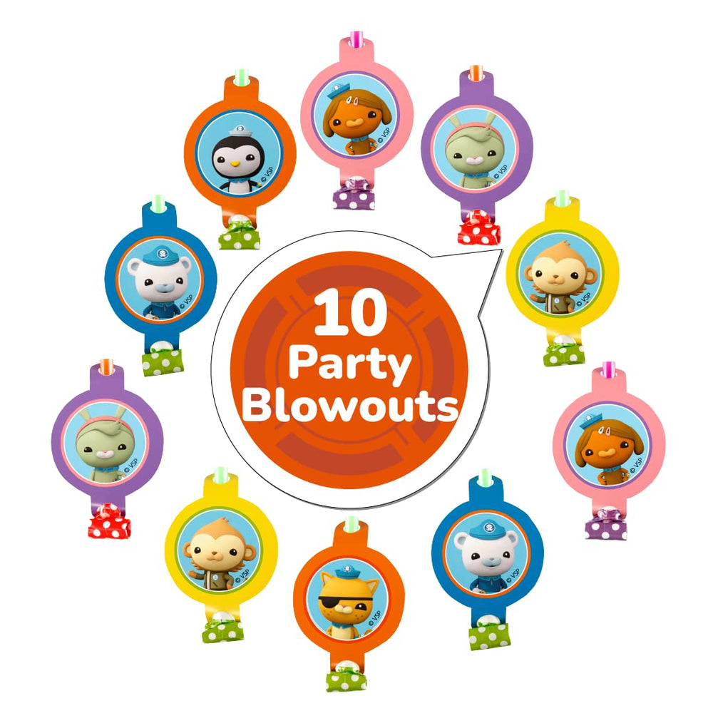Mighty Mojo Octonauts tablecloth 5ft easy setup with ocean visuals