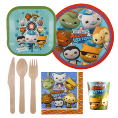 Mighty Mojo Octonauts wood utensils sturdy cutlery for kids