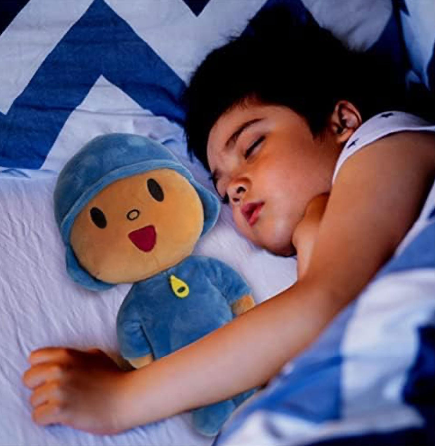 Mighty Mojo Pocoyo bedtime companion supports calm, comforting moments at night.