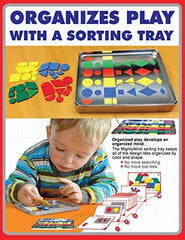 MightyMind Deluxe magnetic patterns set demonstrates step-by-step problem solving for kids.