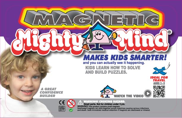 MightyMind Magnetic Edition travel-compact set keeps magnets in place for learning on the go.