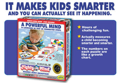 MightyMind Original Edition: child builds logical thinking through patterns.