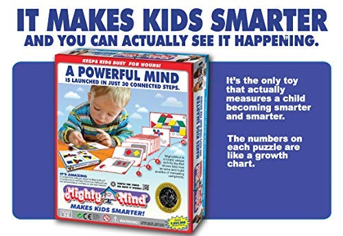 MightyMind Original Edition: close-up of stepped puzzle showing learning progress.