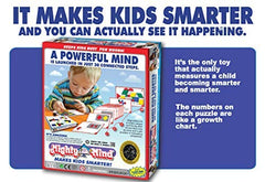 MightyMind Original Edition: close-up of stepped puzzle showing learning progress.