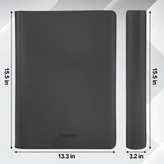 Migitec 16-pocket binder on-shelf display keeps collections organized and approachable.