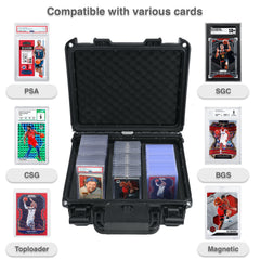 Migitec interior dividers keep cards organized and prevent movement.