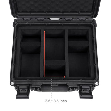 Migitec rugged hard-shell with EVA foam protects premium collections.
