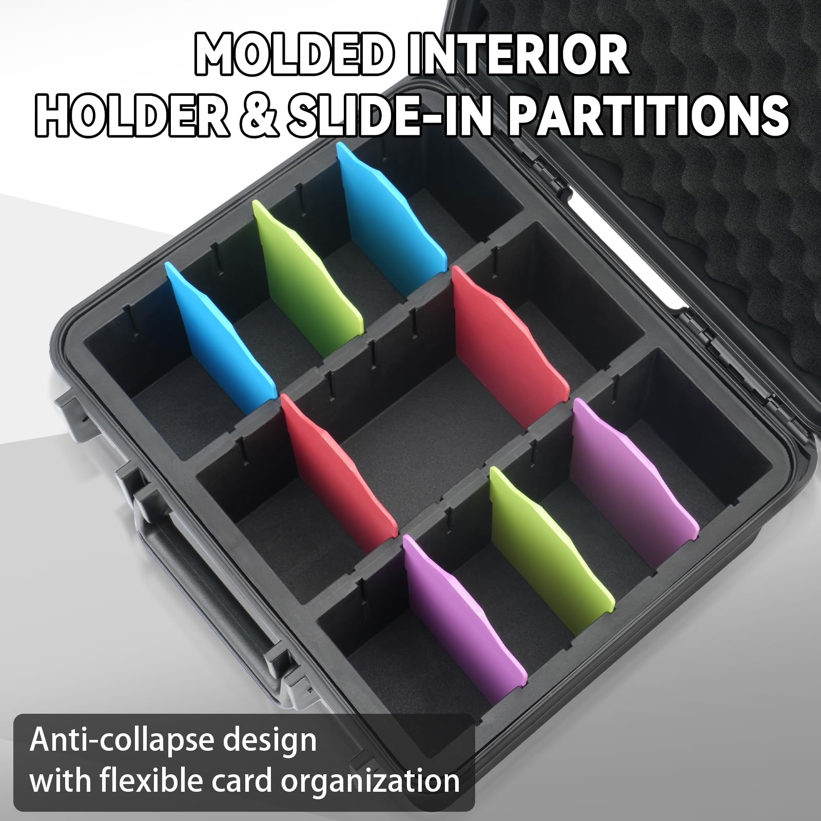 Migitec storage box dividers enable eight adjustable dividers for flexible sorting