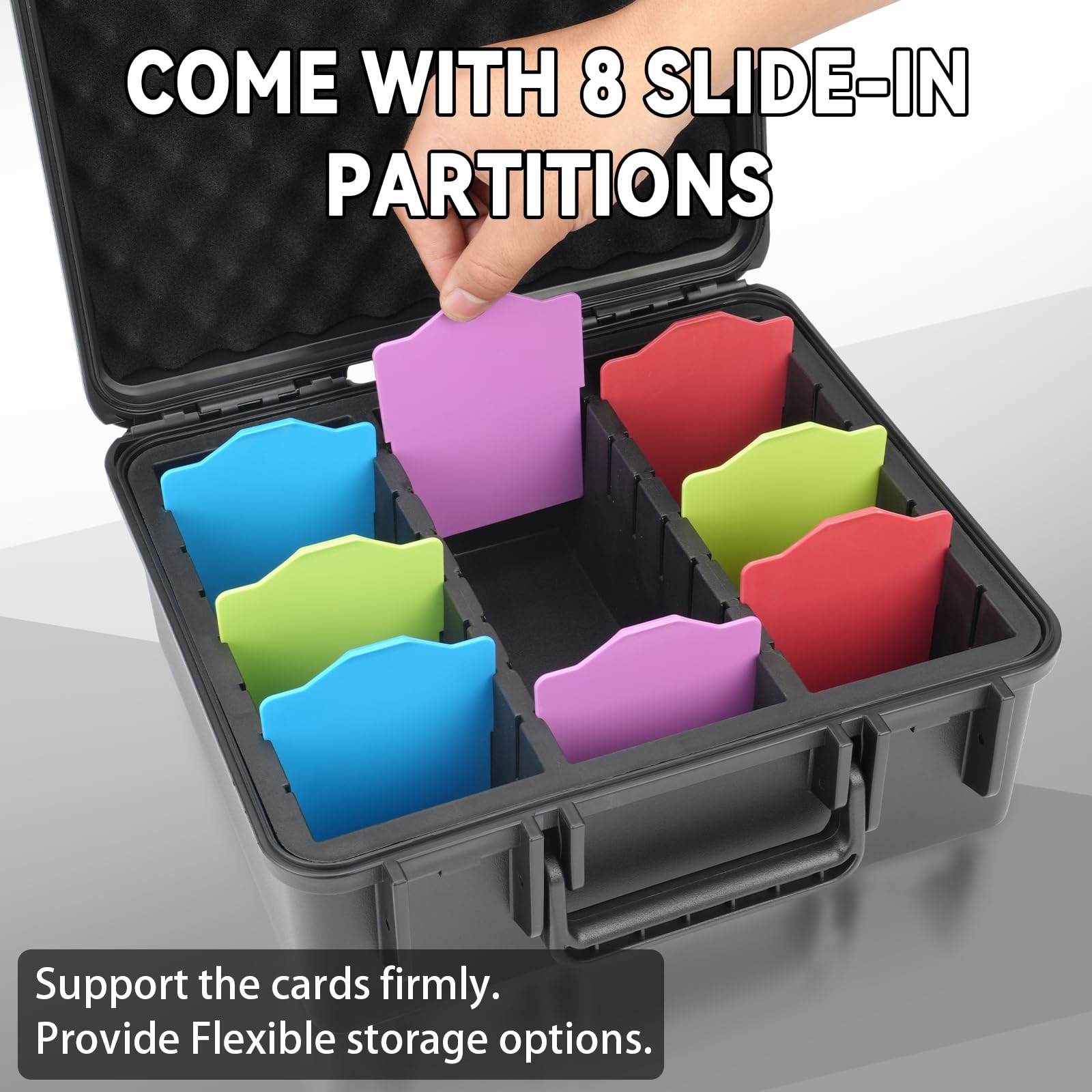 Migitec top-loader storage box offers waterproof and shockproof protection for valuable cards
