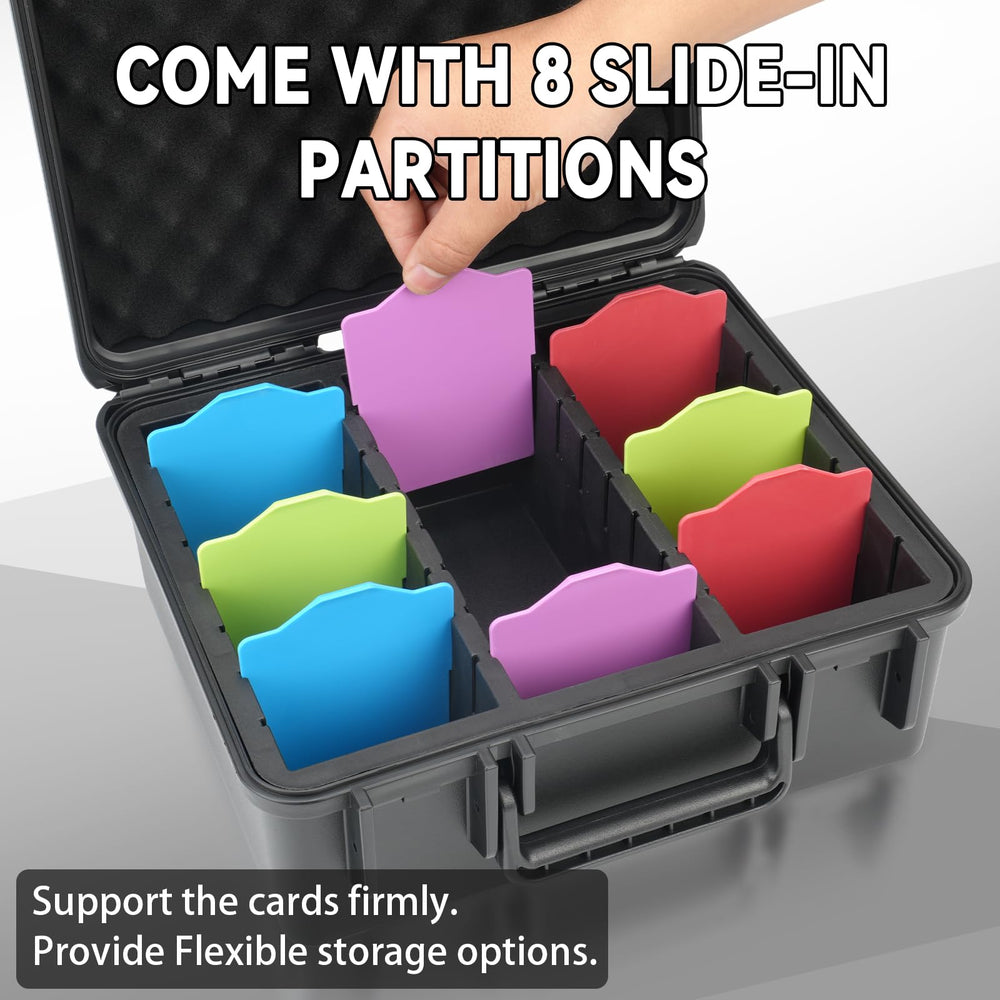 Migitec top-loader storage box offers waterproof and shockproof protection for valuable cards