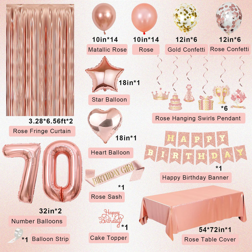Miidenks rose gold fringe curtain brings soft shimmer to the party entrance