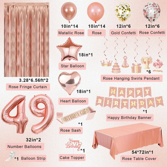 Miidenks fringe curtains in rose gold create a glamorous party entrance.
