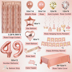 Miidenks fringe curtains in rose gold create a glamorous party entrance.