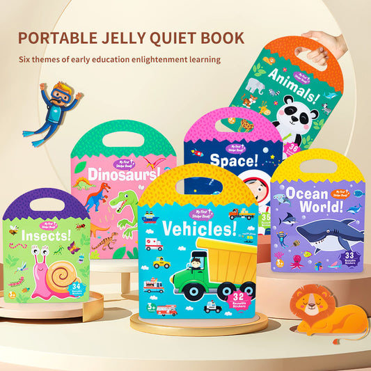 MIKNEKE jelly sticker insects: tactile insect stickers for fine motor practice.