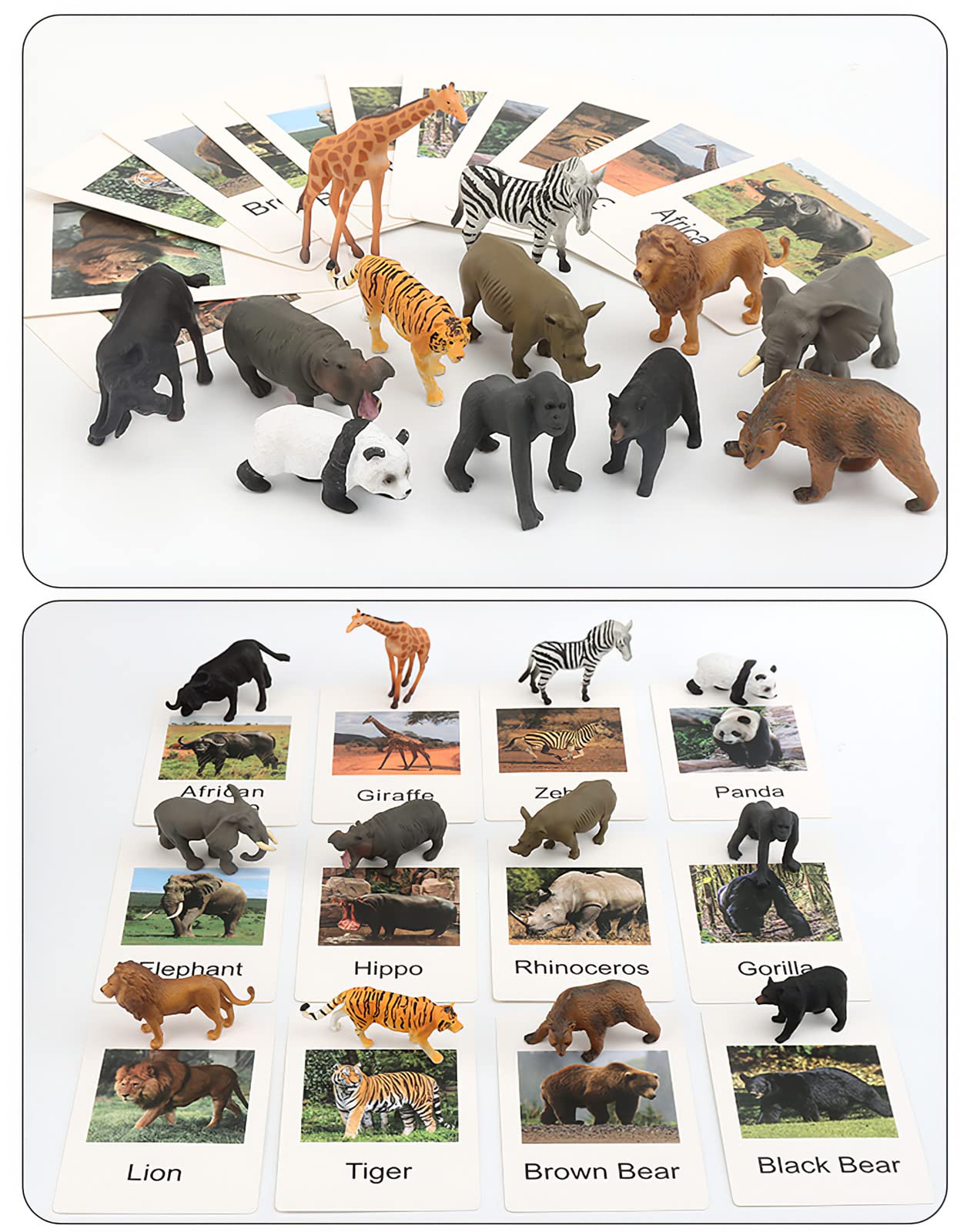 MIKNEKE Montessori cognition figures support matching and memory development.