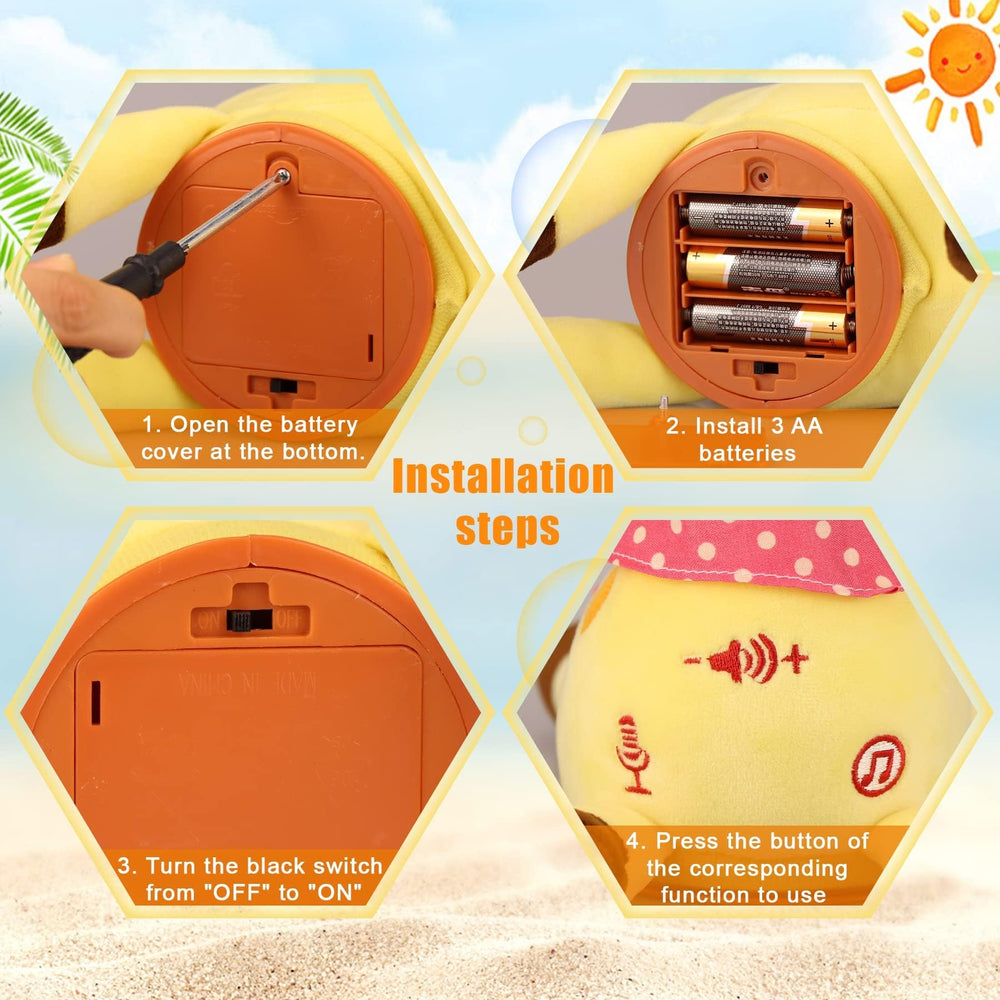 MILEGI volume control allows quiet cuddles or lively play sessions