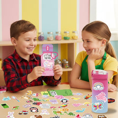 Milianquill classroom exchange visuals support festive party favors.