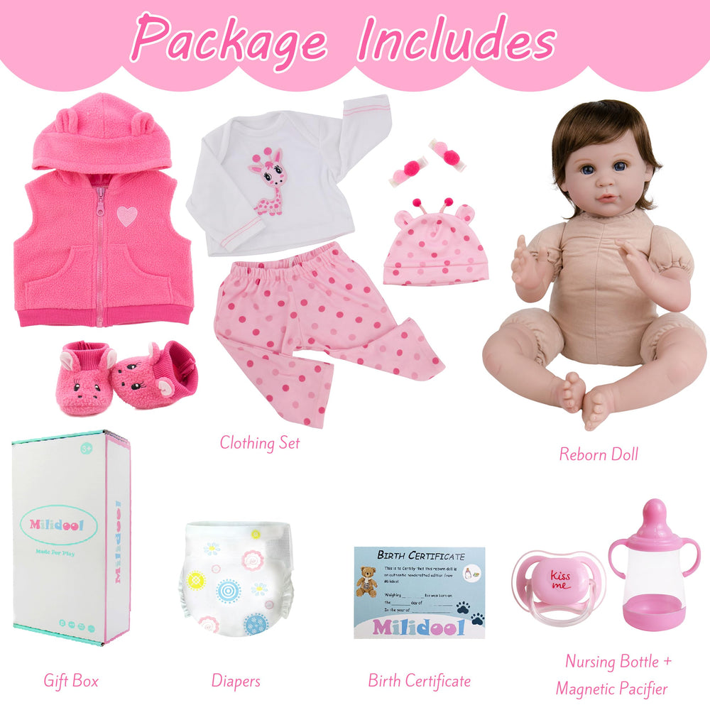 Milidool accessories bottle pacifier set support nurturing feeding and comforting rituals