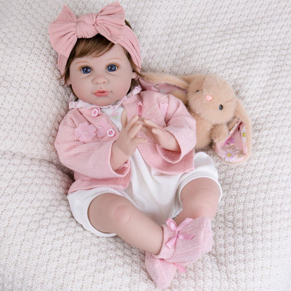 Milidool doll features blue eyes and silky blonde hair for realism