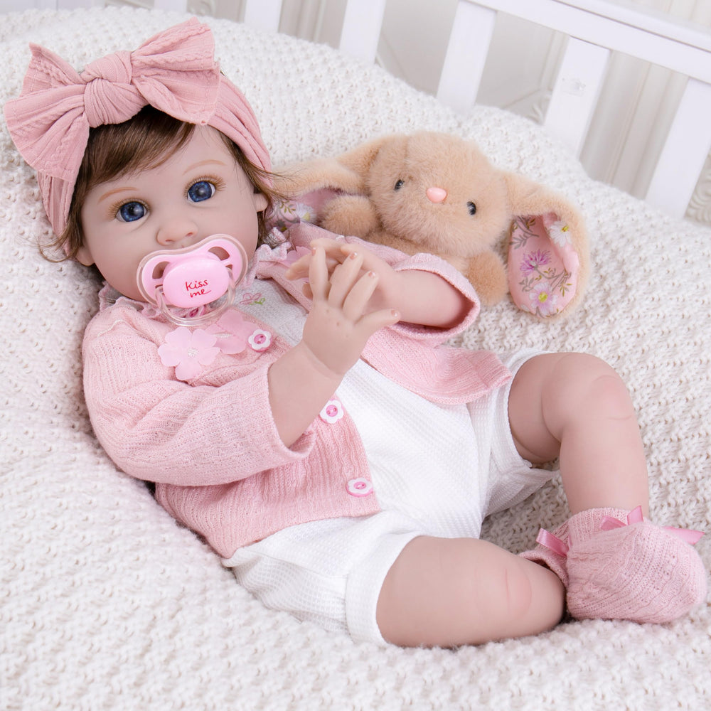 Milidool pink sweater outfit adds cozy styling for pretend care