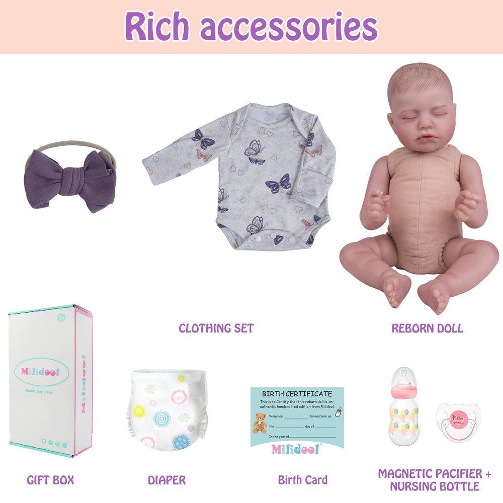 Milidool birth certificate included for collectibility and gifting