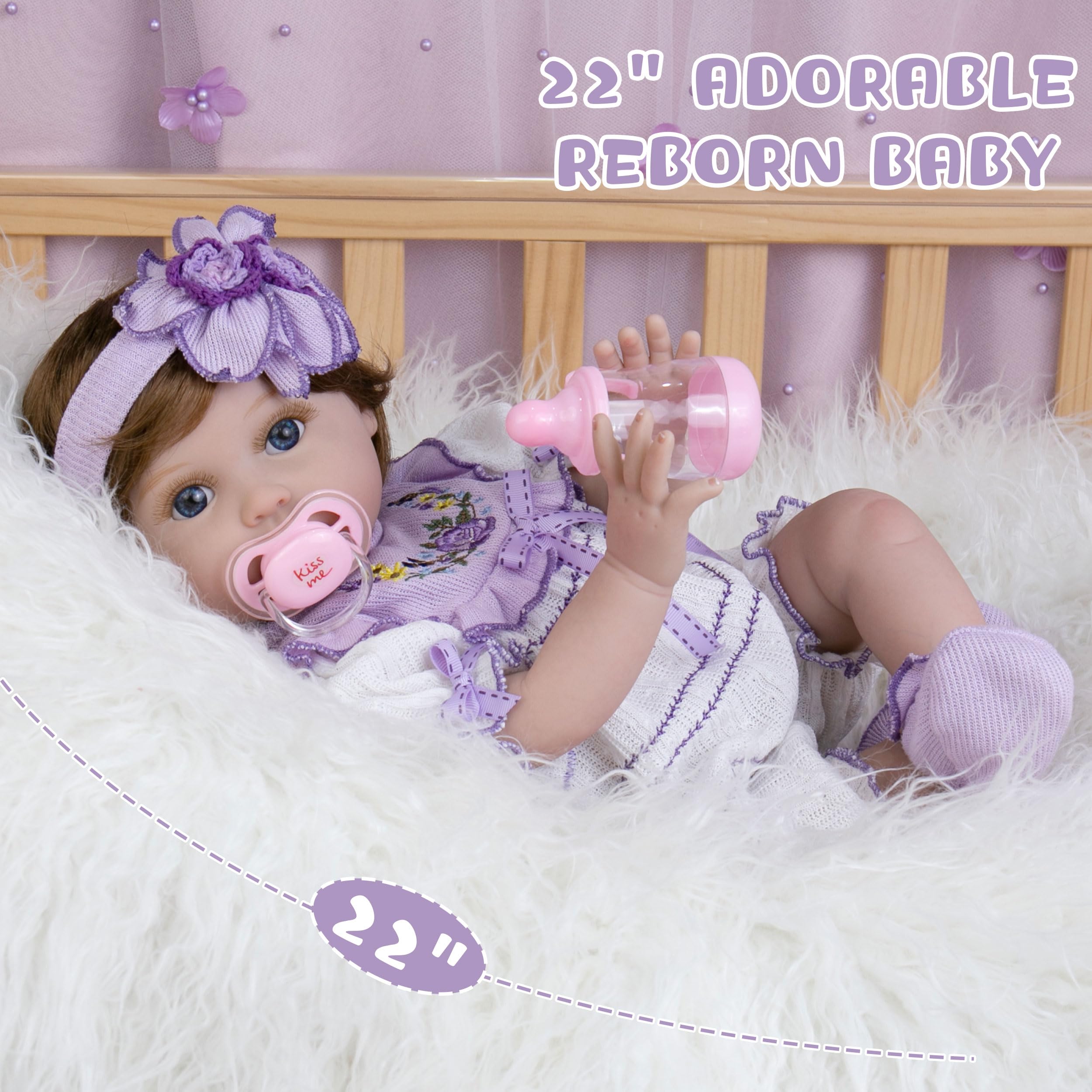 Milidool detailed fingers and toes for authentic baby realism