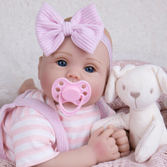 Milidool lifelike 18-inch doll body for realistic cuddling and interactive play