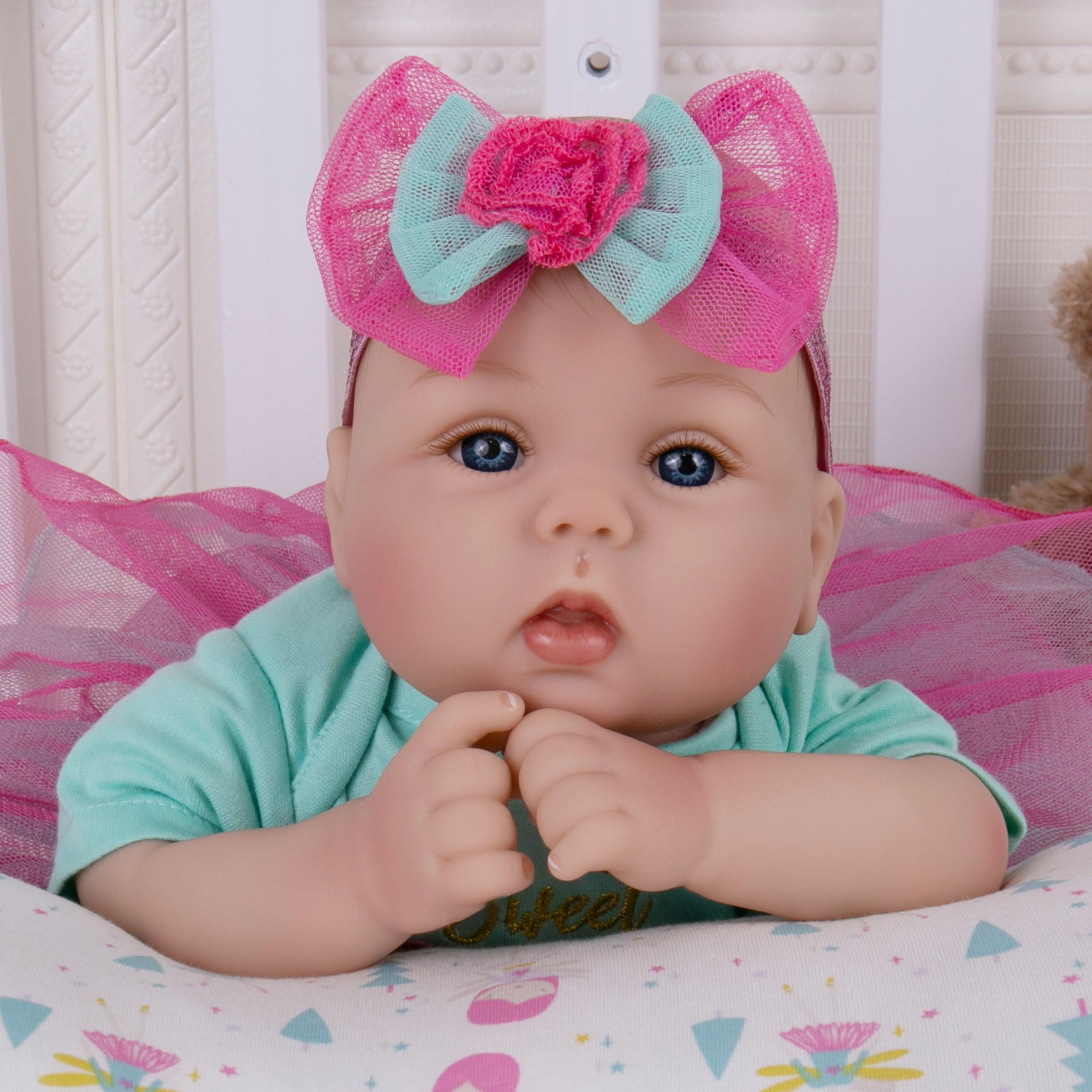 Milidool lifelike reborn doll hair and lashes hand-painted realism