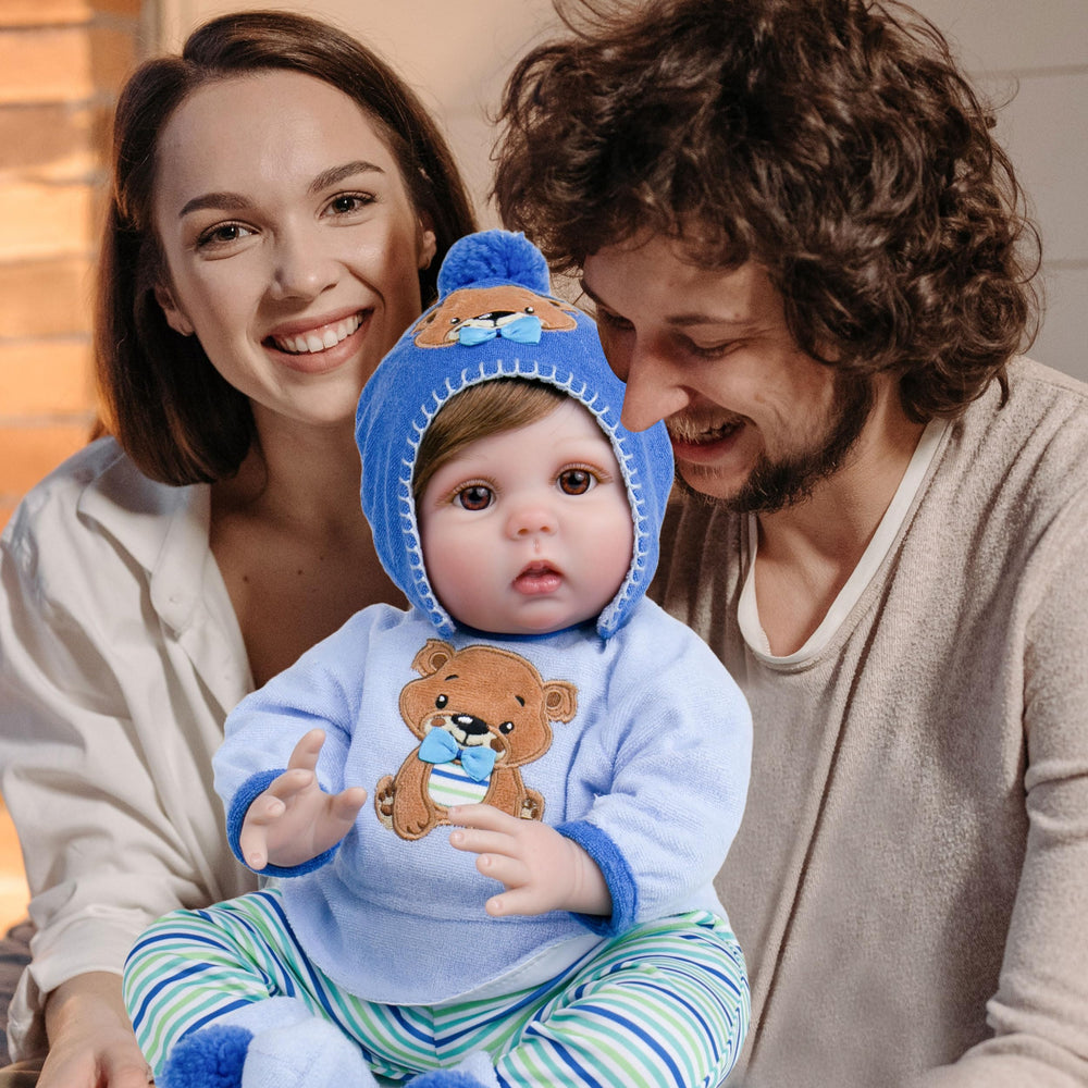 Milidool accessories include diaper, bottle, and pacifier for role-play care