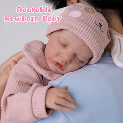 Milidool doll with magnetic pacifier accessory for believable play.