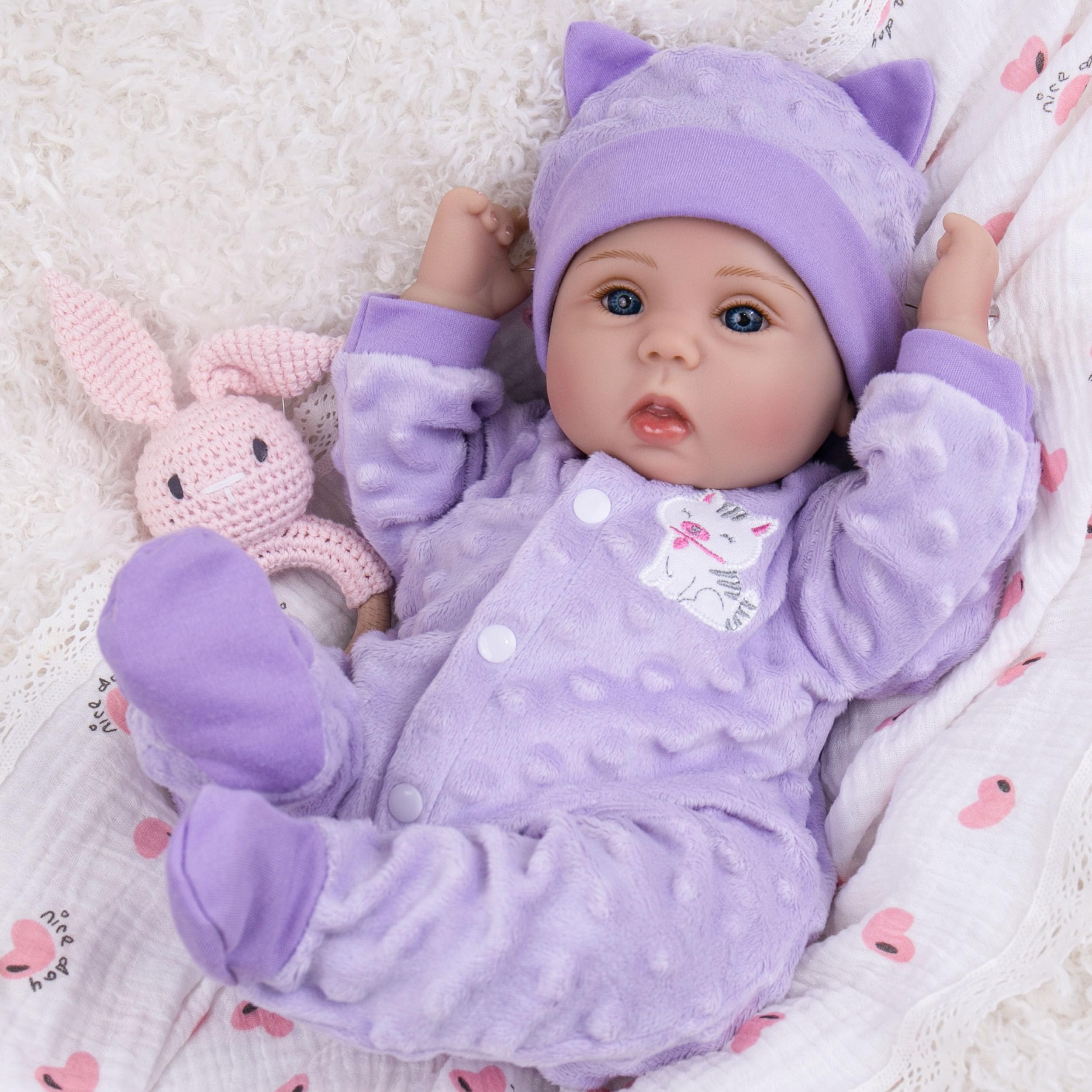 Milidool purple clothes outfit ready for dress-up imagination