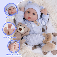 Milidool realistic skin texture enhances the newborn look