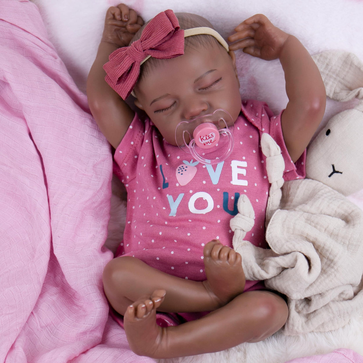 Milidool Reborn 18-inch doll front view for lifelike imaginative play