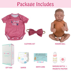 Milidool Reborn doll outfit-ready for dress-up play