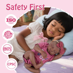 Milidool Reborn doll lifelike skin texture close-up for authentic feel