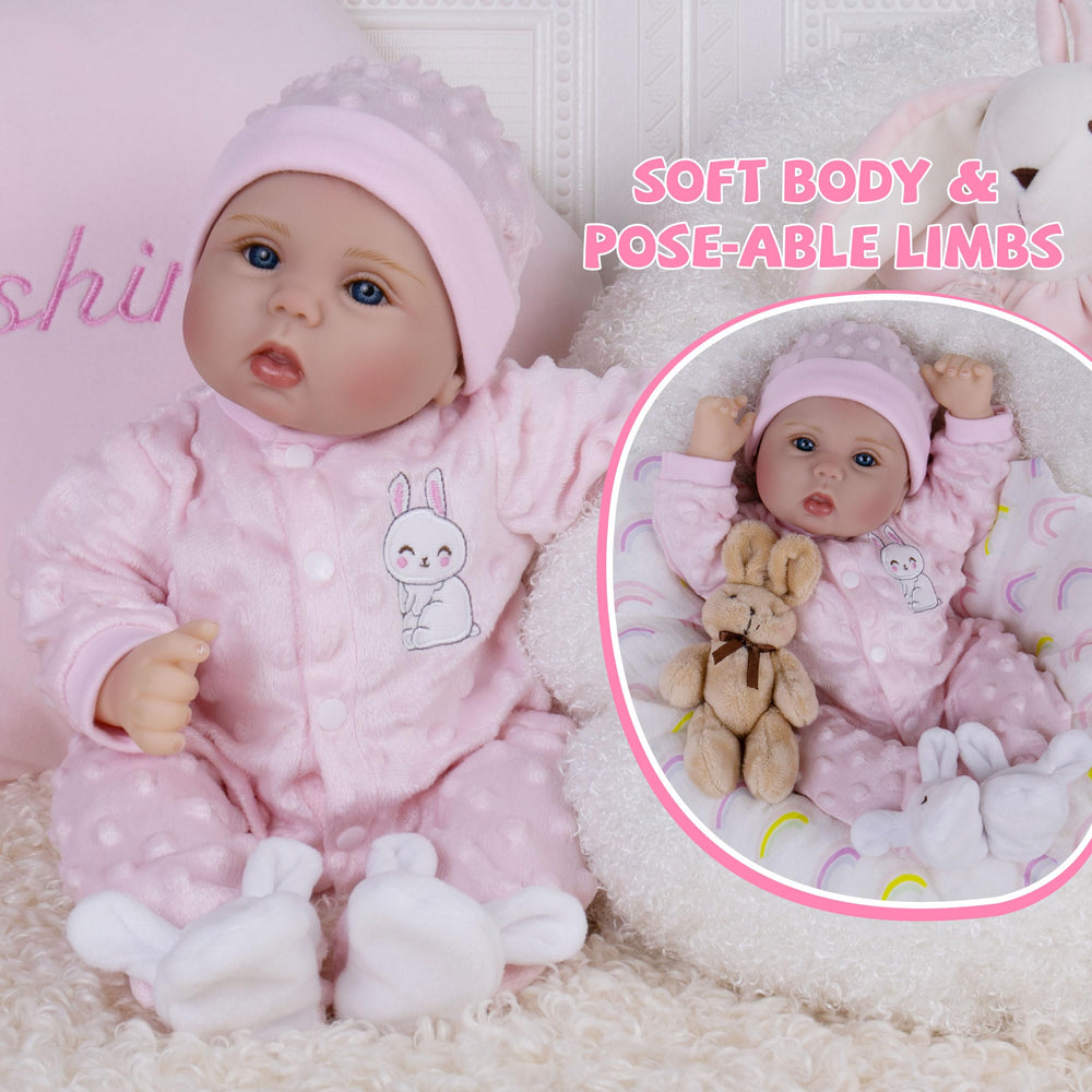 Milidool soft cloth body provides gentle softness for comforting hugs