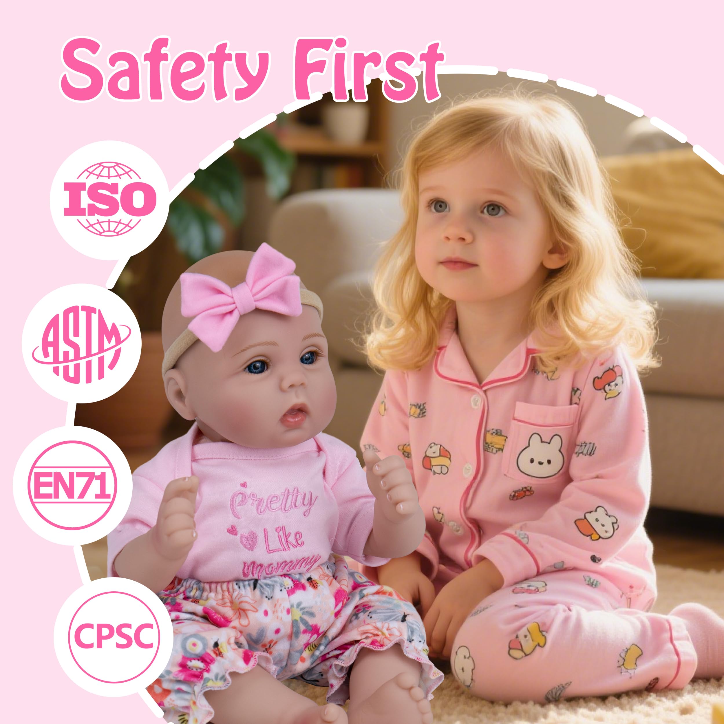 Milidool soft cloth body delivers warm, snug hugs during play.
