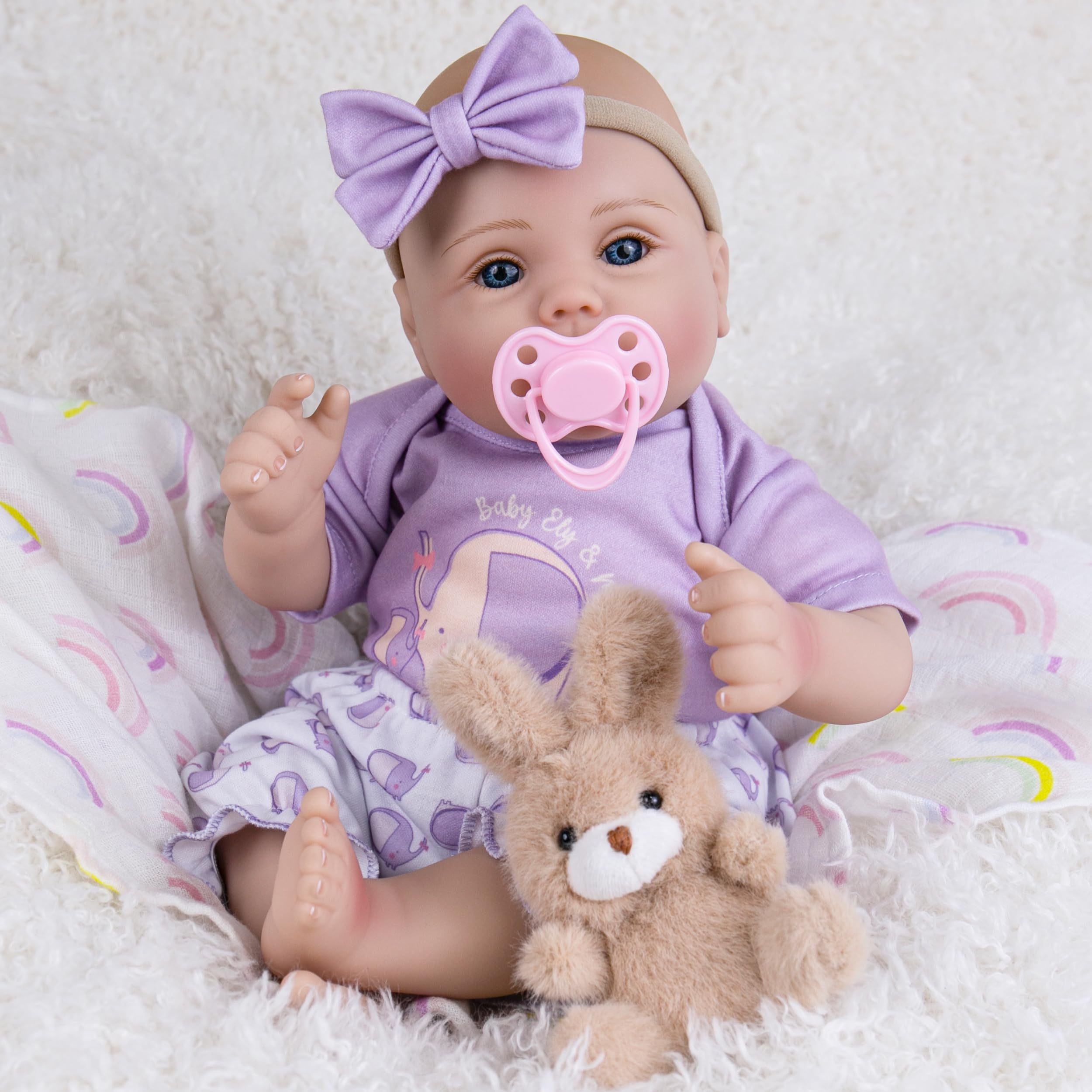 Milidool soft cloth weighted body provides realistic cuddling sensation.