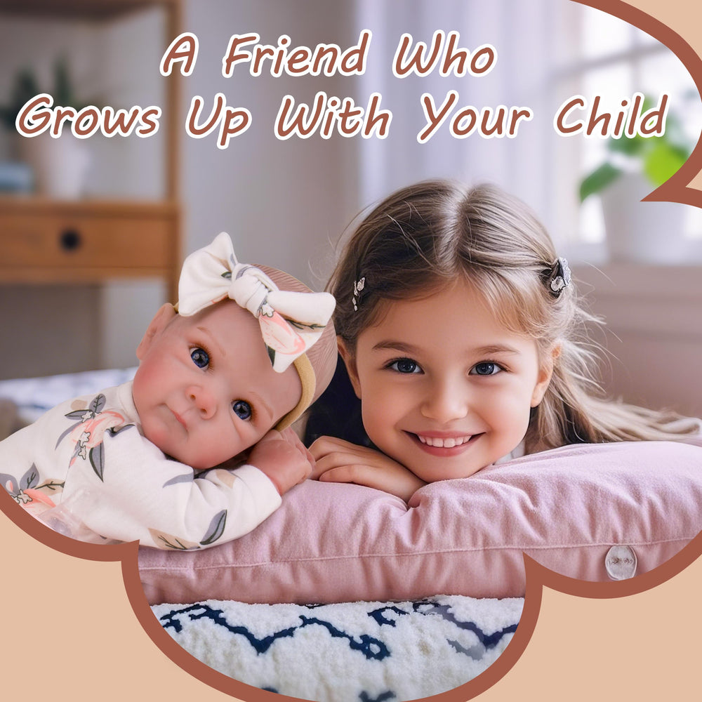 Milidool weighted body provides reassuring heft similar to holding a real baby.