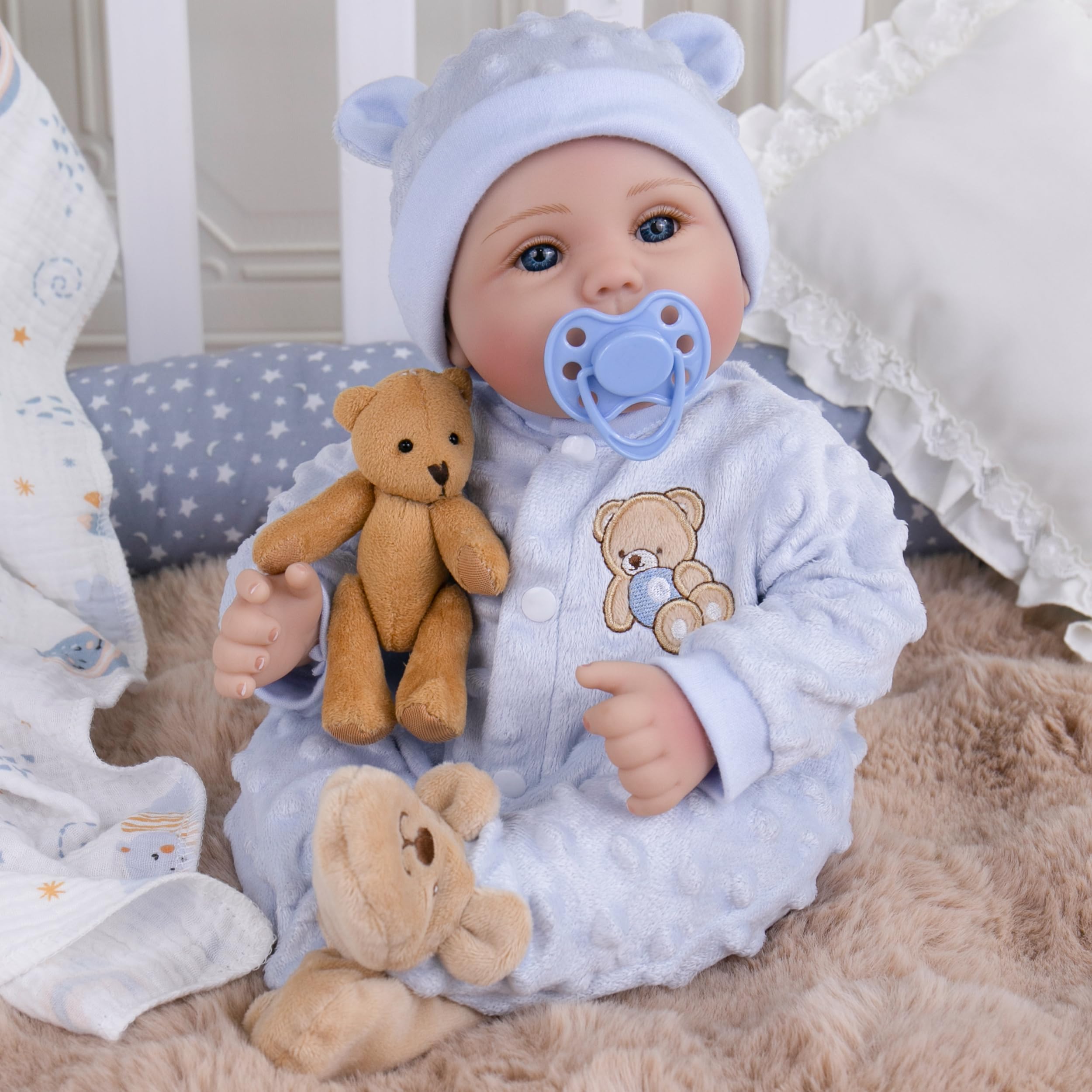 Milidool weighted cloth body provides real-baby heft during cuddles