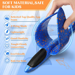 Milifox aerodynamic foam aircraft design optimized for smooth throws