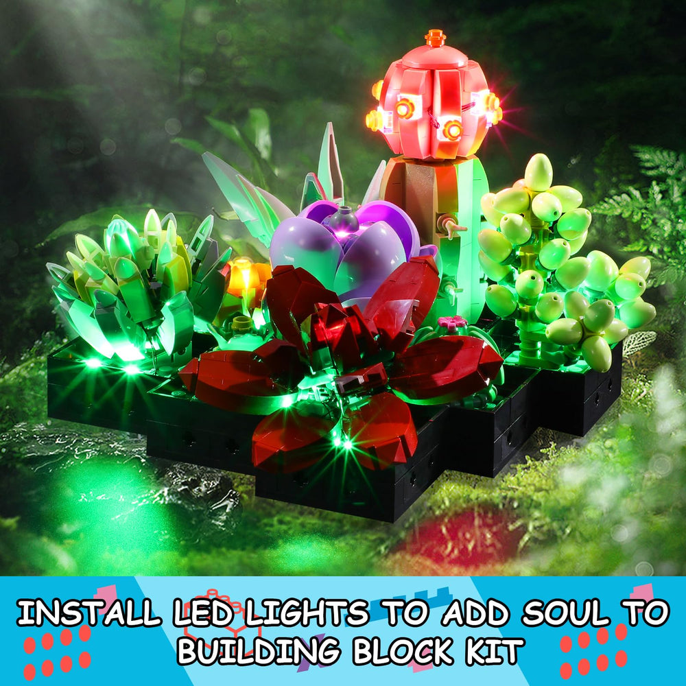 Mililier LED light kit for Lego 10309 installation guide demonstrates easy setup